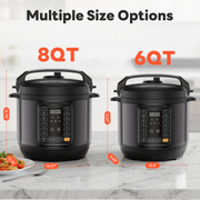 Six-quart black electric pressure cooker – original CJ supplier gallery image 3