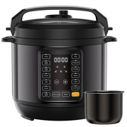 Six-quart black electric pressure cooker – original CJ supplier gallery image 6
