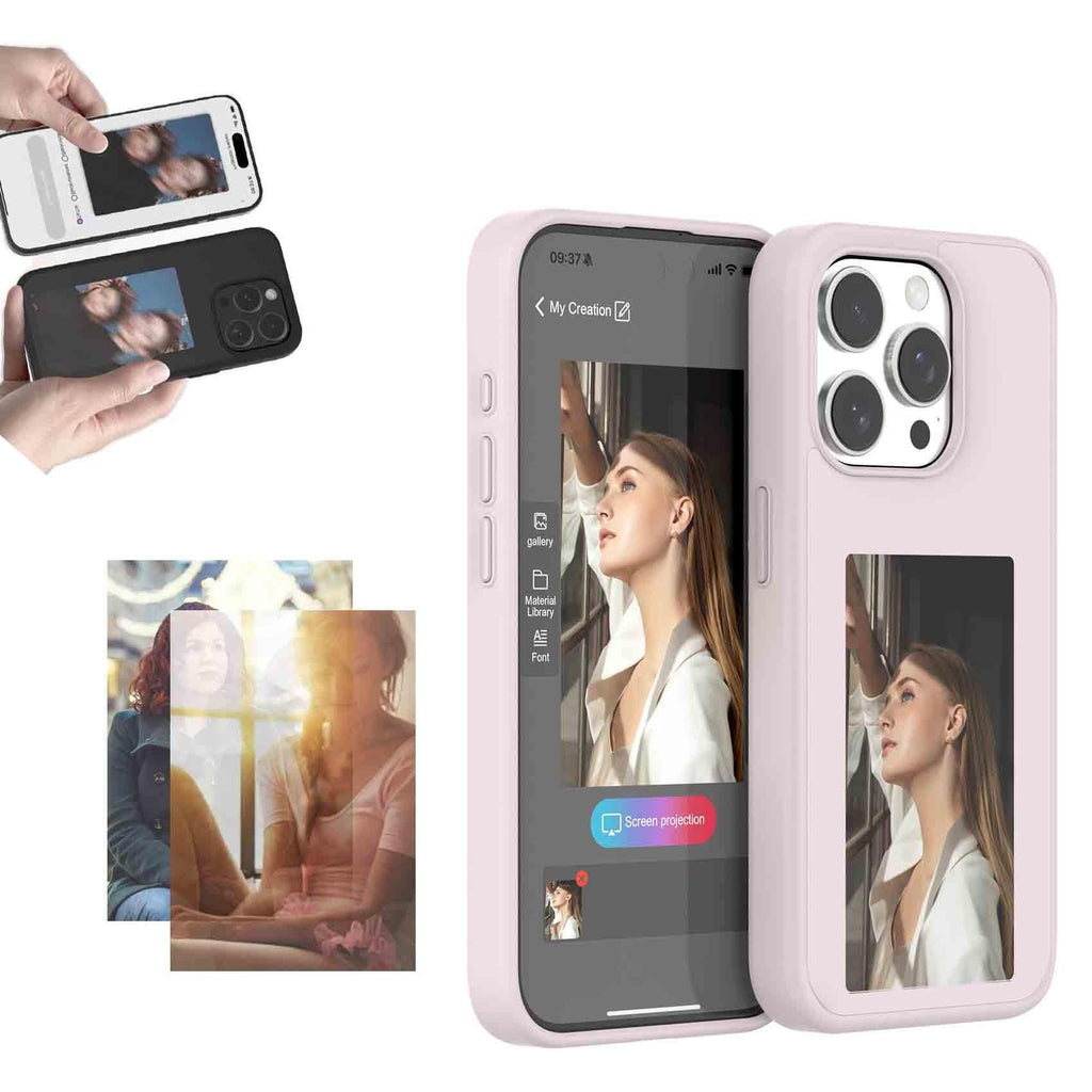 Snapframe E-Ink NFC Phone Case – iPhone 13 | Pink