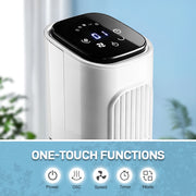 36-inch white oscillating tower fan with remote – original CJ product photo 4